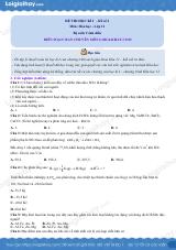 Đề thi học kì 1 Hóa 11 Cánh diều - Đề số 2